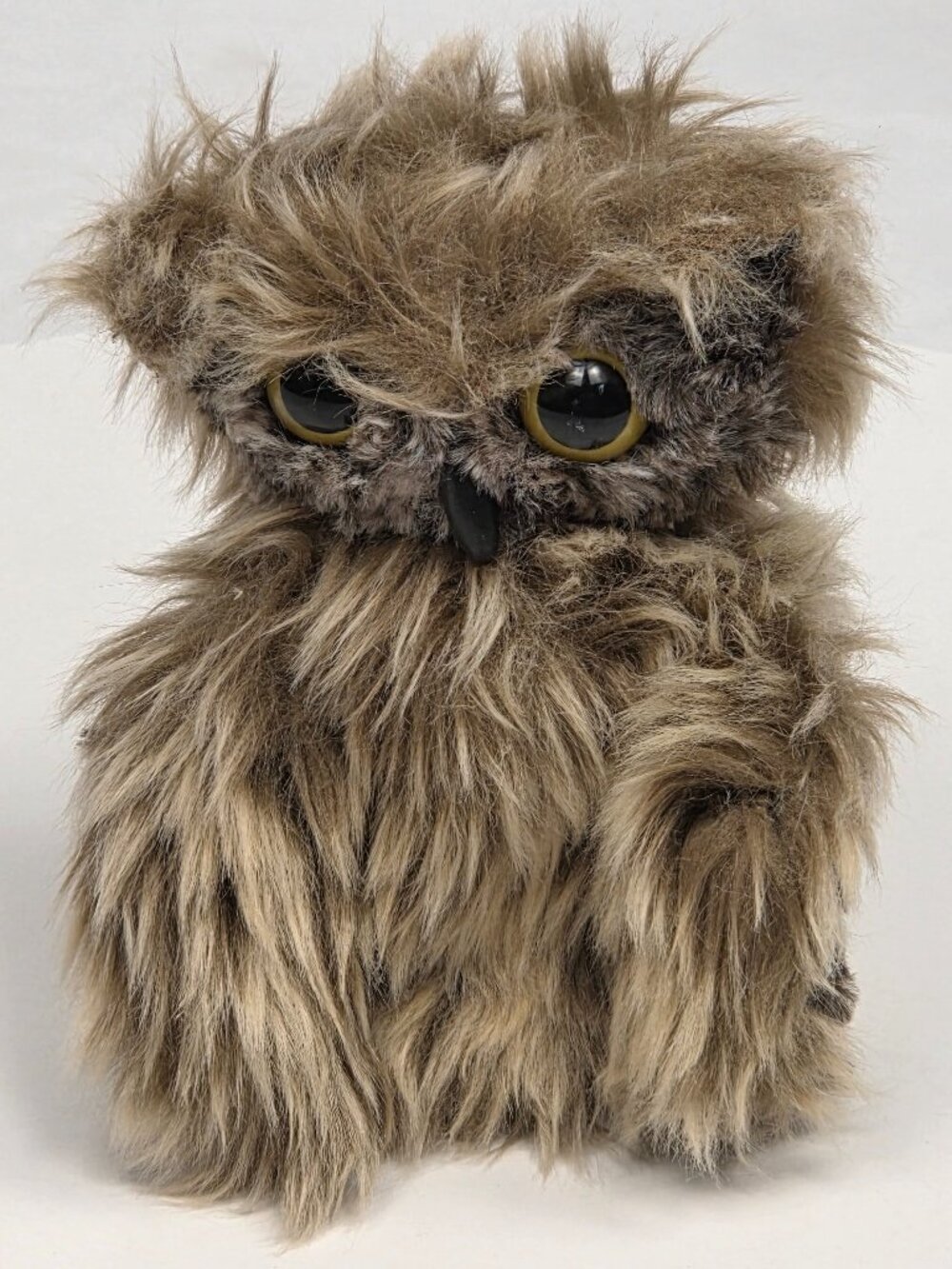 Folkmanis Brown Screech Owl Puppet Plush 6 Inch Stuffed Animal Toy